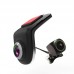 U5 1080P+720P Dual Android USB HD Dashcam