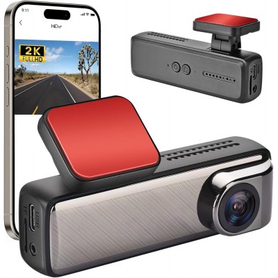 V8-D 1296P WiFi Mobile 24H Parking HD Dashcam