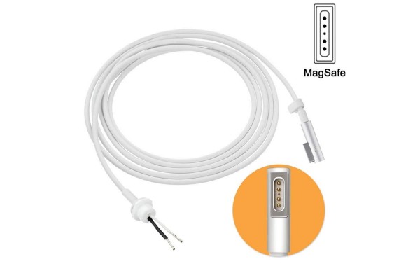 APPLE MACBOOK 45W 60W 85W AC POWER ADAPTER CABLE ( "L" SHAPE CONNECTOR ) APPLE MACBOOK 45W 60W 85W AC POWER ADAPTER CABLE ( "L" SHAPE CONNECTOR )