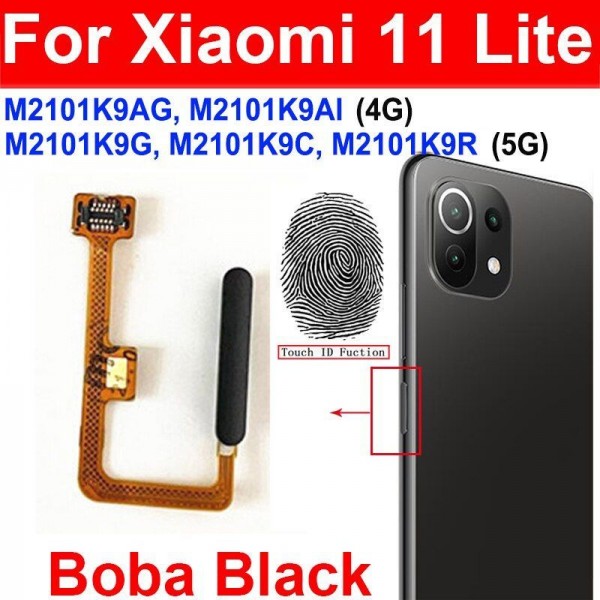 Xiaomi Mi 11 Lite M2101K9AG Power Fingerprint Flex