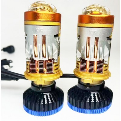 T8-SU9 Bi-LED H4 Triple Color Laser Lens